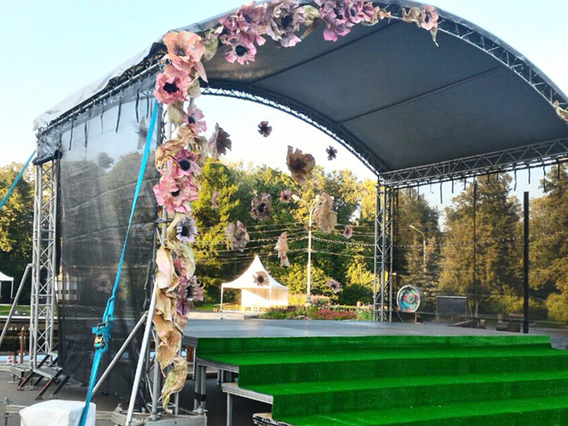 Сцена Арочная 6x4 Металлик