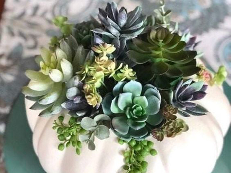 Букет в тыкве