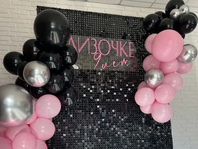 Черные пайетки