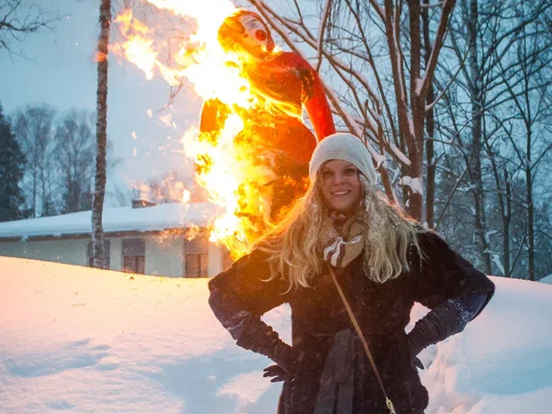 Чучело на Масленицу