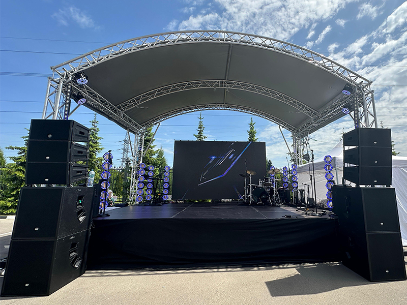 Сцена Арочная 6x4 Металлик