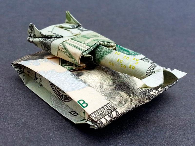 Мастер-класс «Оригами из купюр»