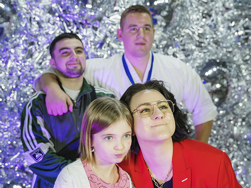 Фотозона Диско Шары