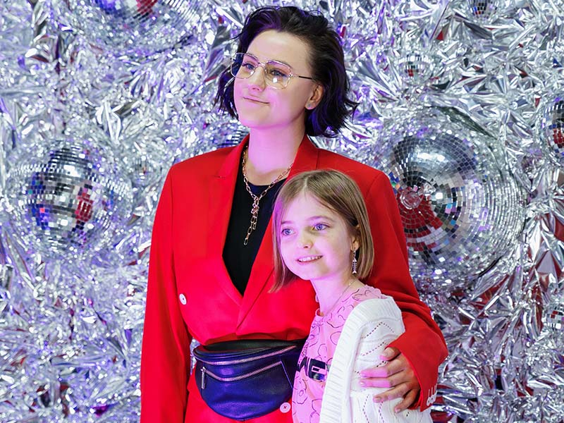 Фотозона Диско Шары