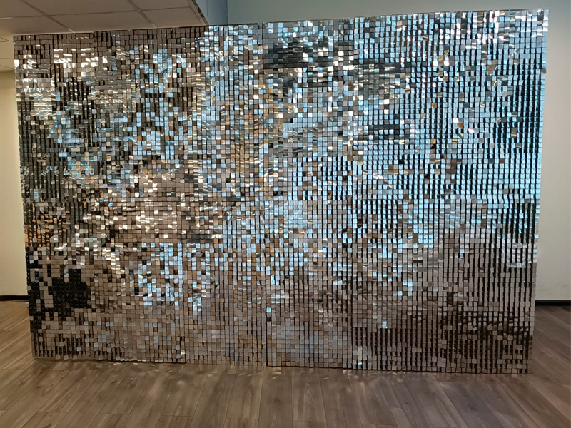 Пайетки серебро