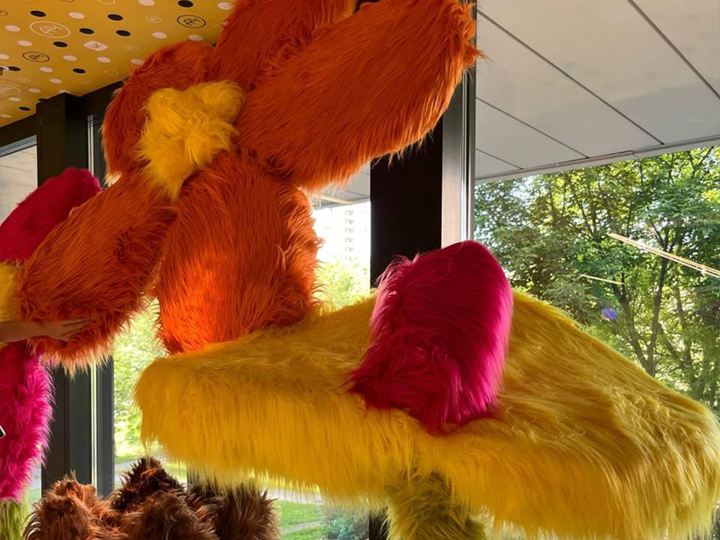 Фотозона Пушистые цветы