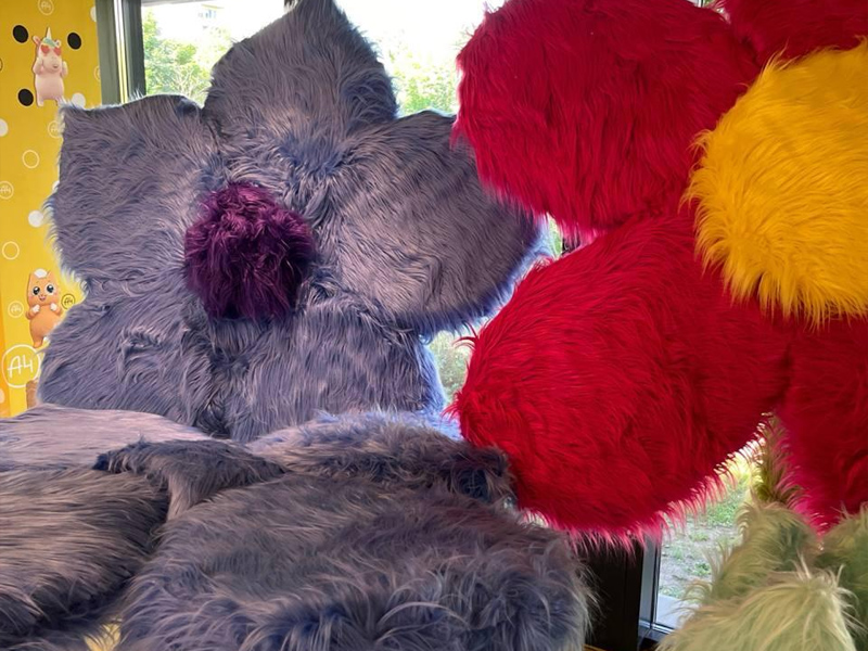 Фотозона Пушистые цветы