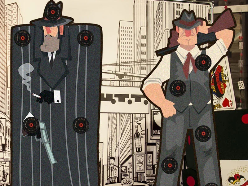 Гангстерский лазерный тир