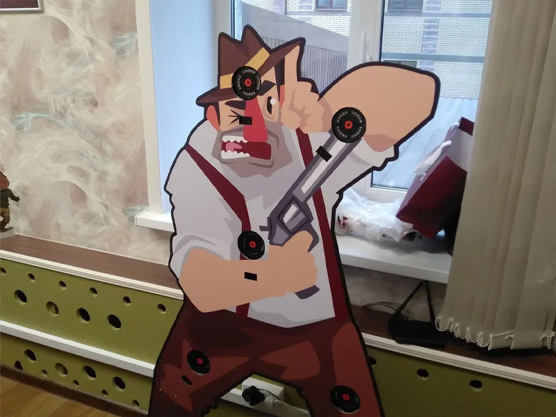 Гангстерский лазерный тир