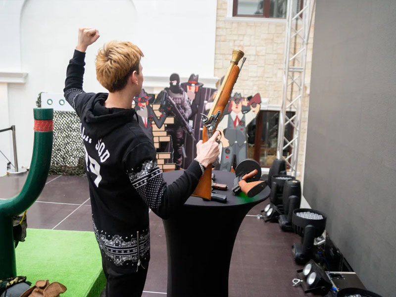 Гангстерский лазерный тир