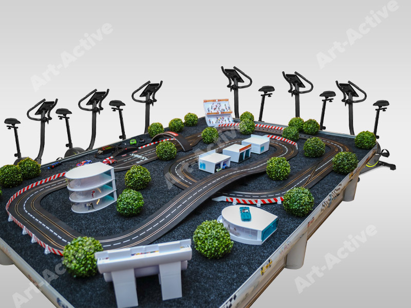 Новогодние Гонки на Велотренажерах