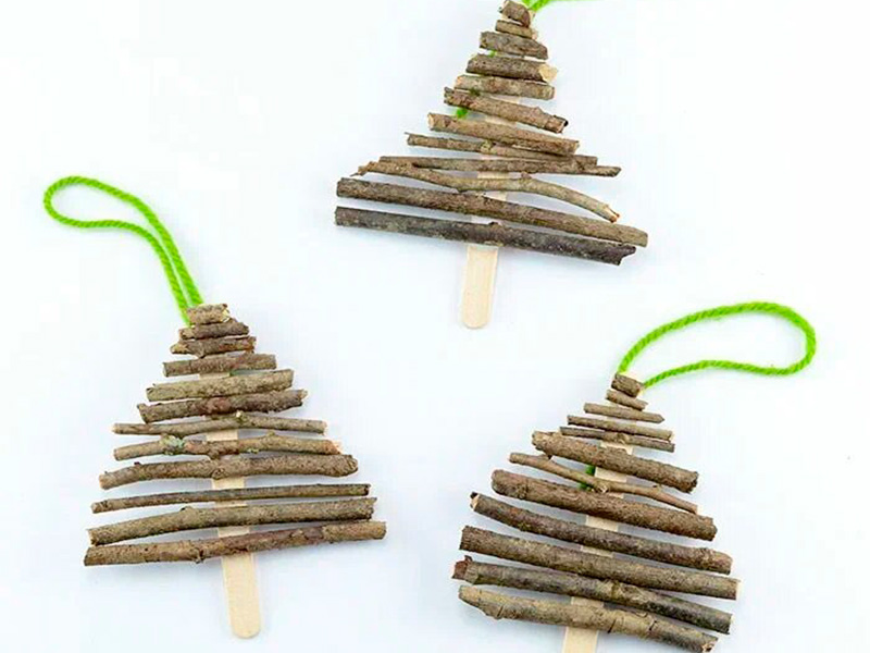 Создание новогодних игрушек из натуральных материалов