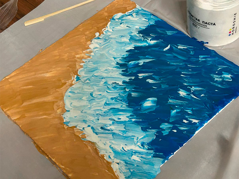 Мастер-класс «Изготовление картины из текстурной пасты»