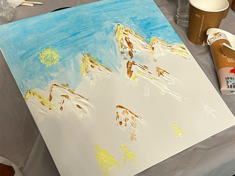 Мастер-класс «Изготовление картины из текстурной пасты»