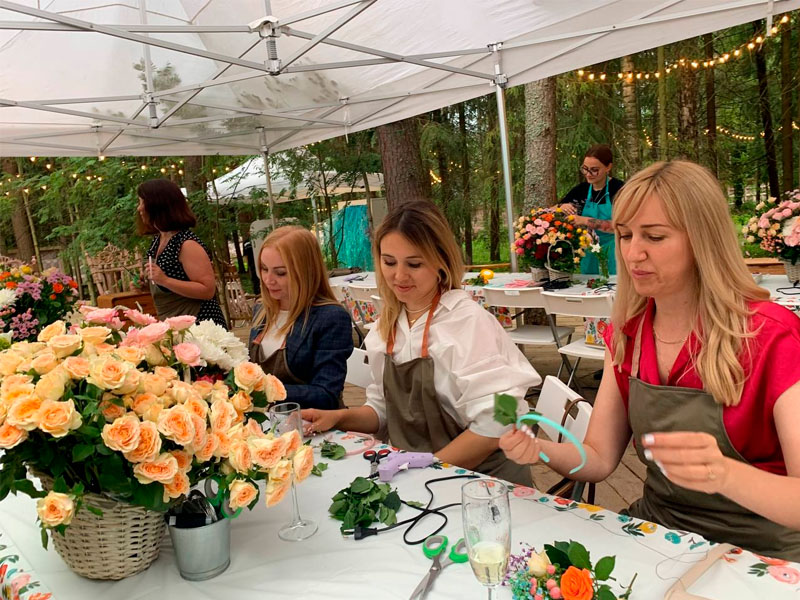 Мастер-класс «Ободки с цветами» 