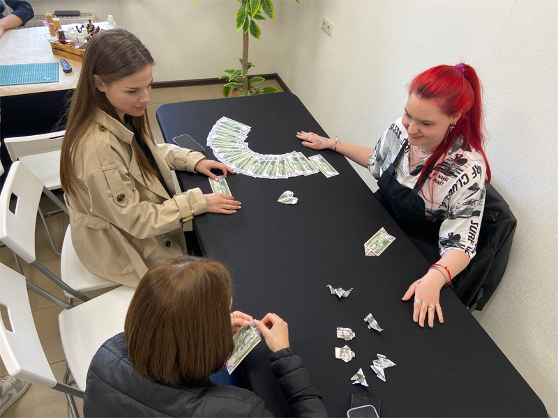 Мастер-класс «Оригами из купюр»