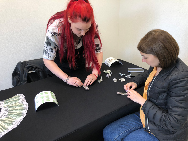 Мастер-класс «Оригами из купюр»