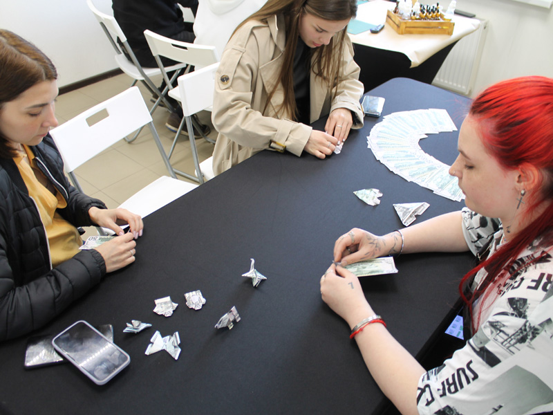 Мастер-класс «Оригами из купюр»