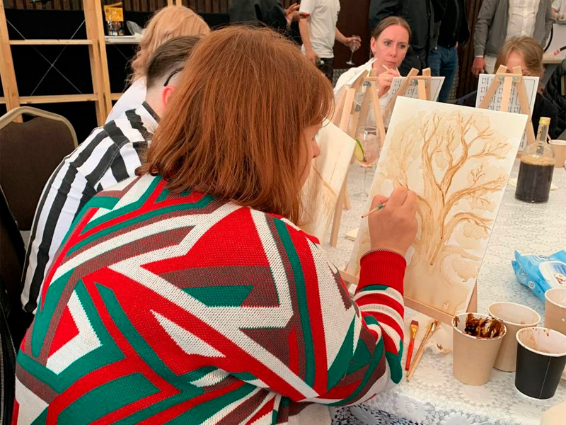 Мастер-класс «Рисование кофе»