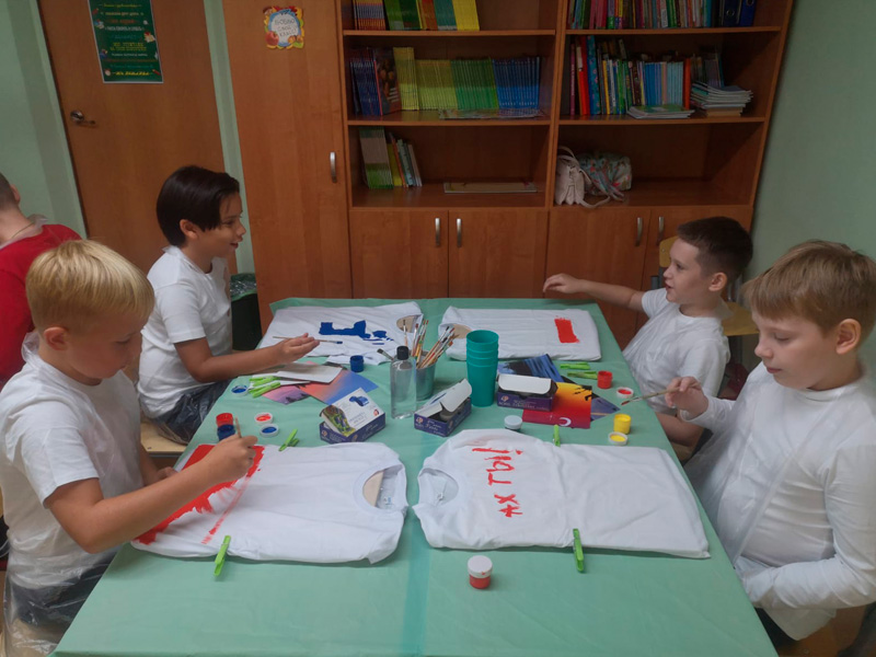 Мастер-класс «Роспись футболок»