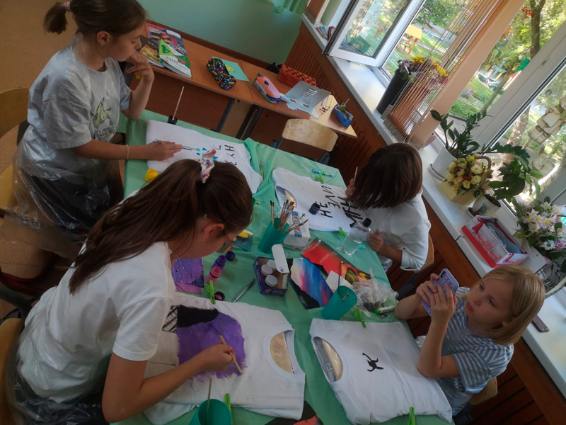 Мастер-класс «Роспись футболок»