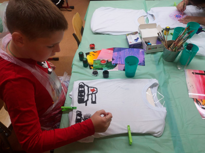 Мастер-класс «Роспись футболок»