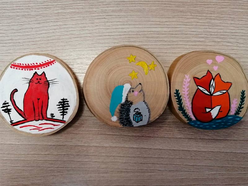 Мастер-класс «Роспись на спилах»