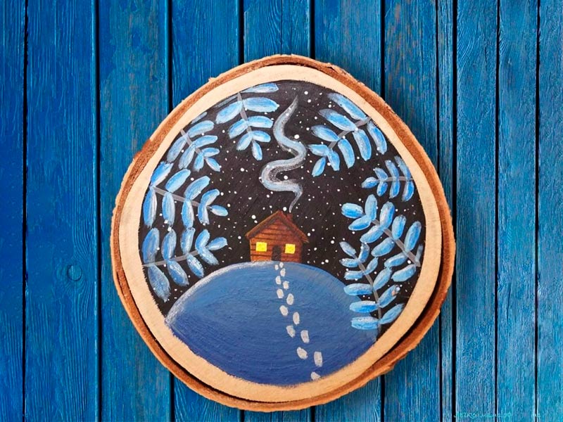 Мастер-класс «Роспись на спилах»