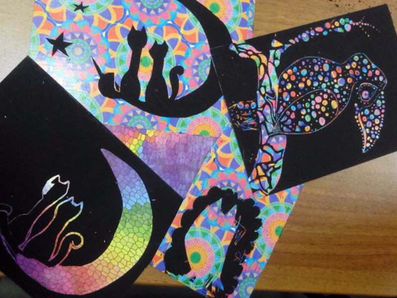 Мастер класс «Граттаж»