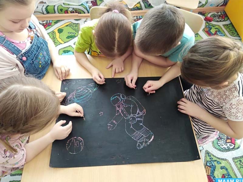 Мастер класс «Граттаж»