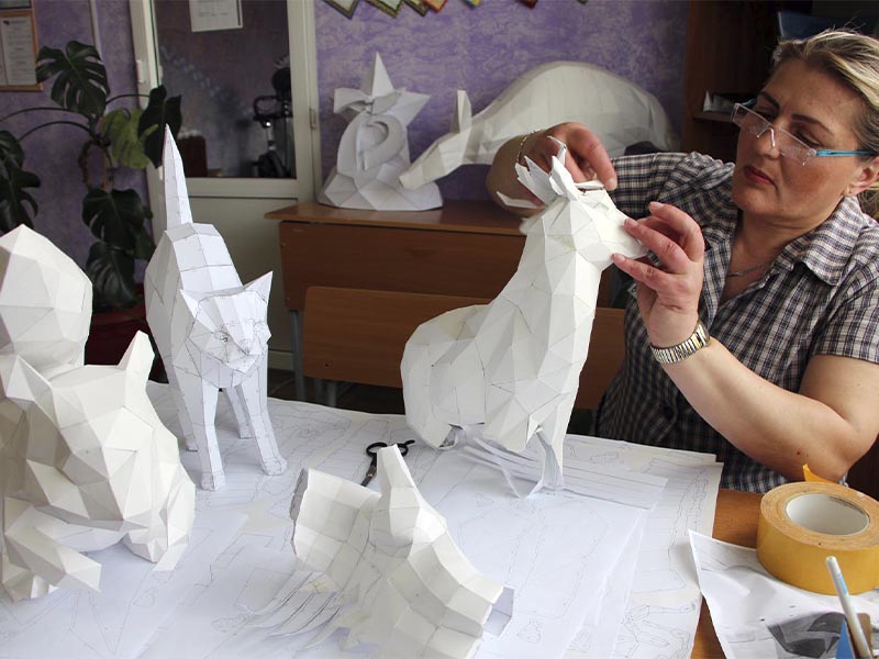 Мастер класс «Моделирование из бумаги»