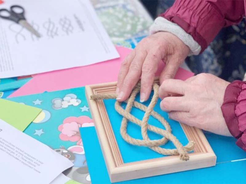 Мастер класс «Морские узлы в рамке»