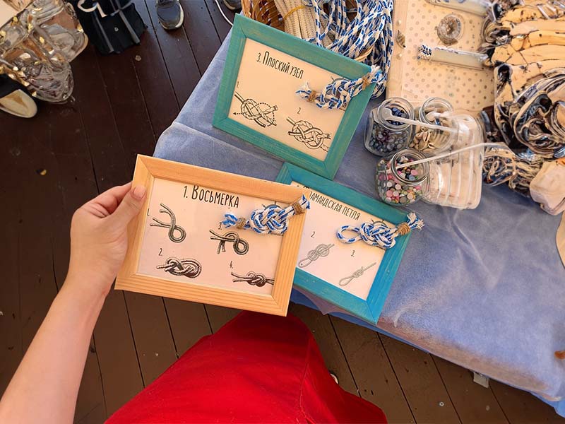 Мастер класс «Морские узлы в рамке»