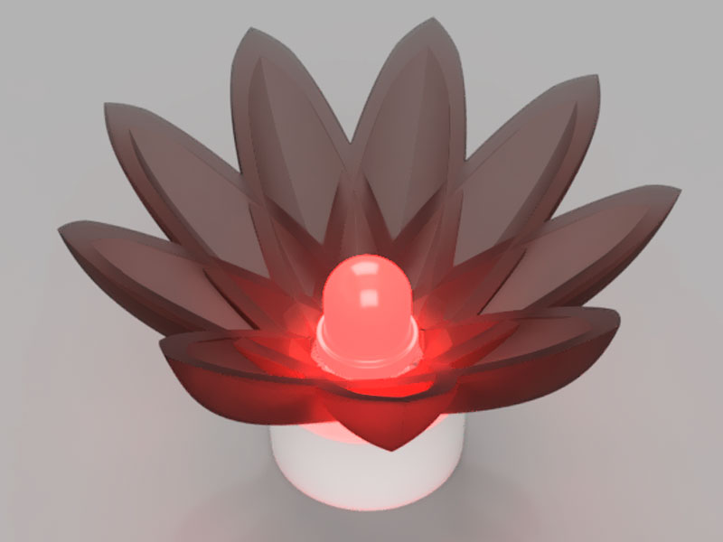 МК Робототехника: Фонарик Цветок