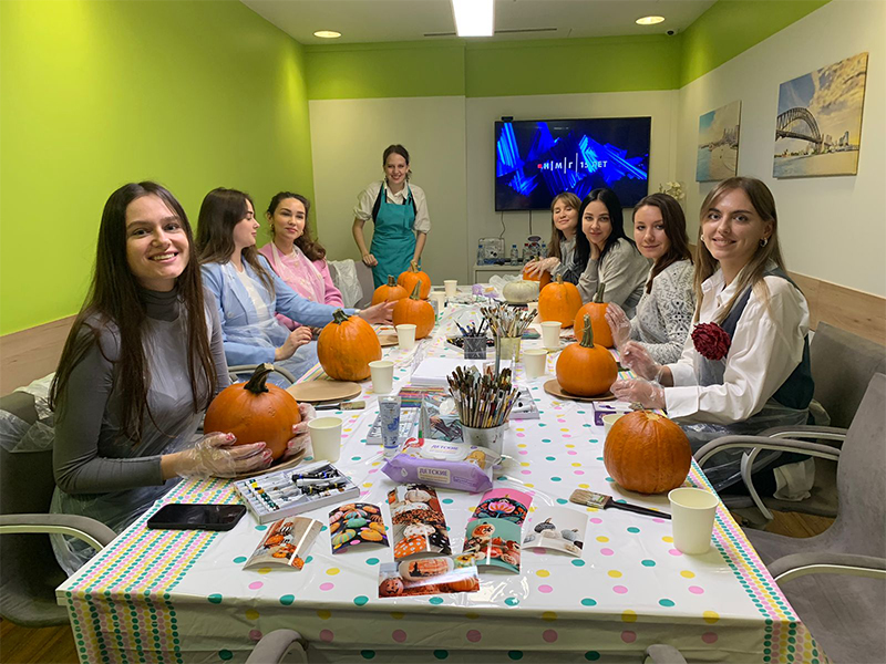 Роспись мини-тыкв