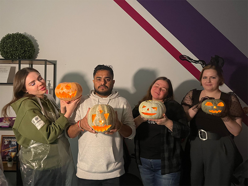 Создание тыквы-светильника