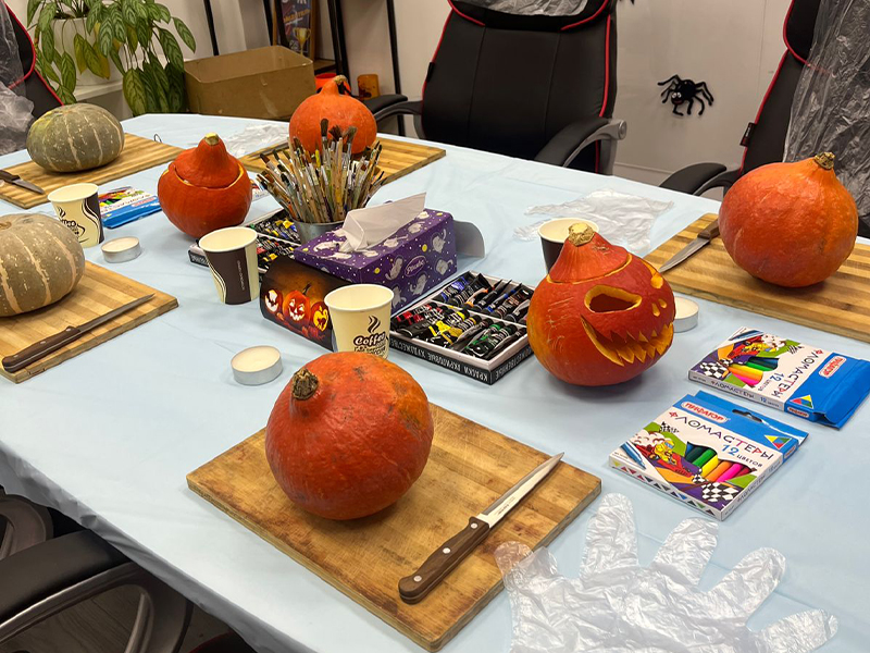 Создание тыквы-светильника