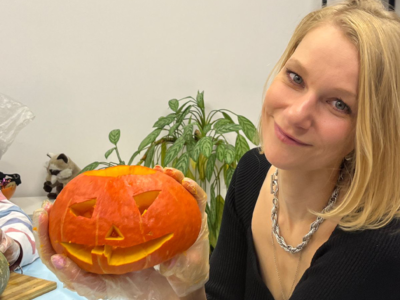 Создание тыквы-светильника