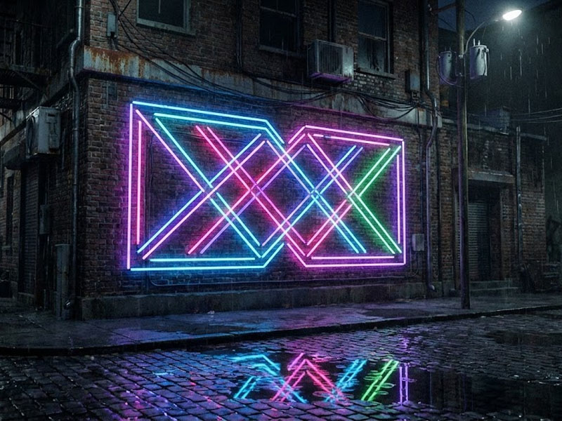 Неоновая вывеска 