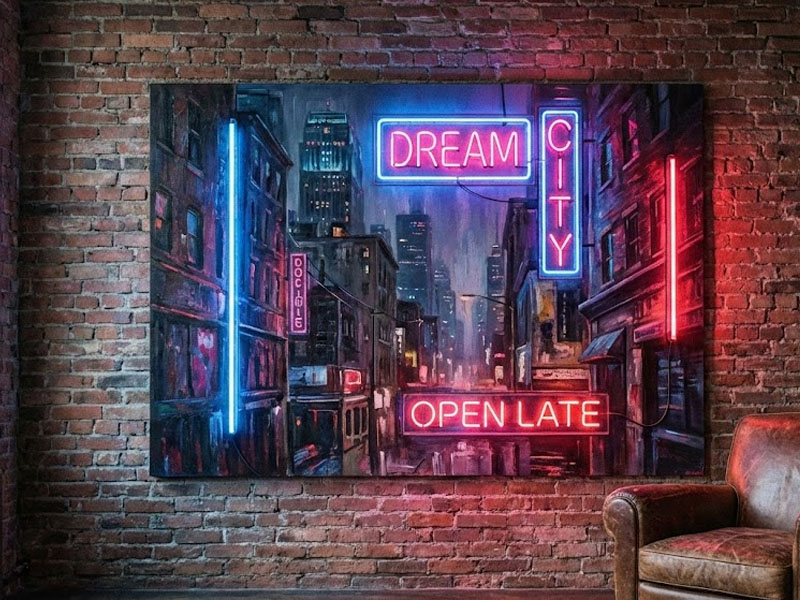 Неоновая вывеска 