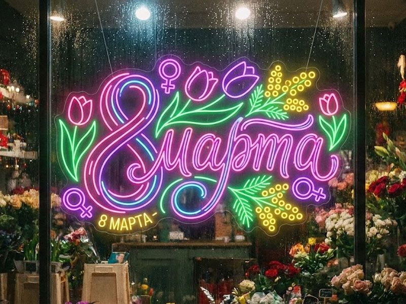 Неоновая вывеска 