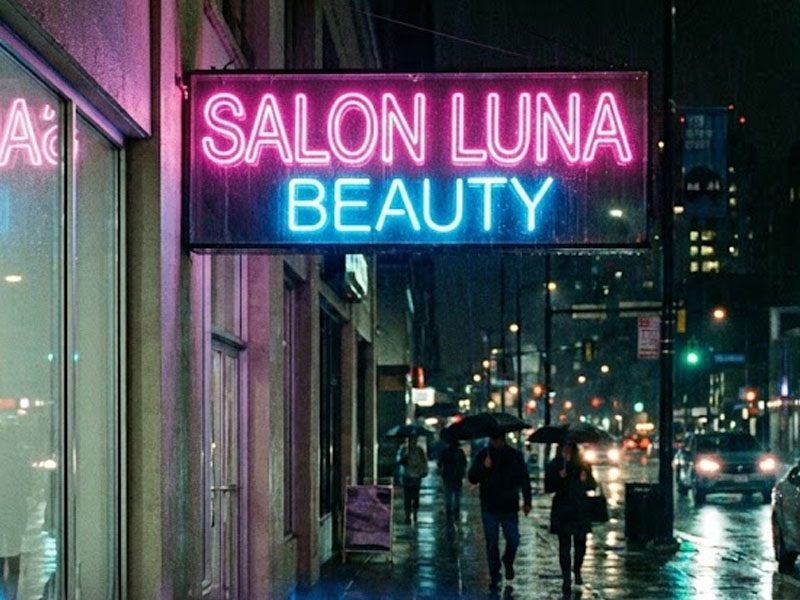 Неоновая вывеска 