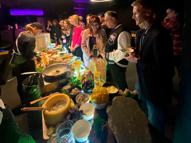 Кулинарная станция  «Паста в сырной голове»