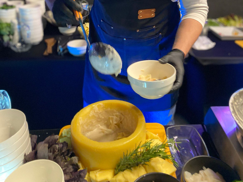 Кулинарная станция  «Паста в сырной голове»