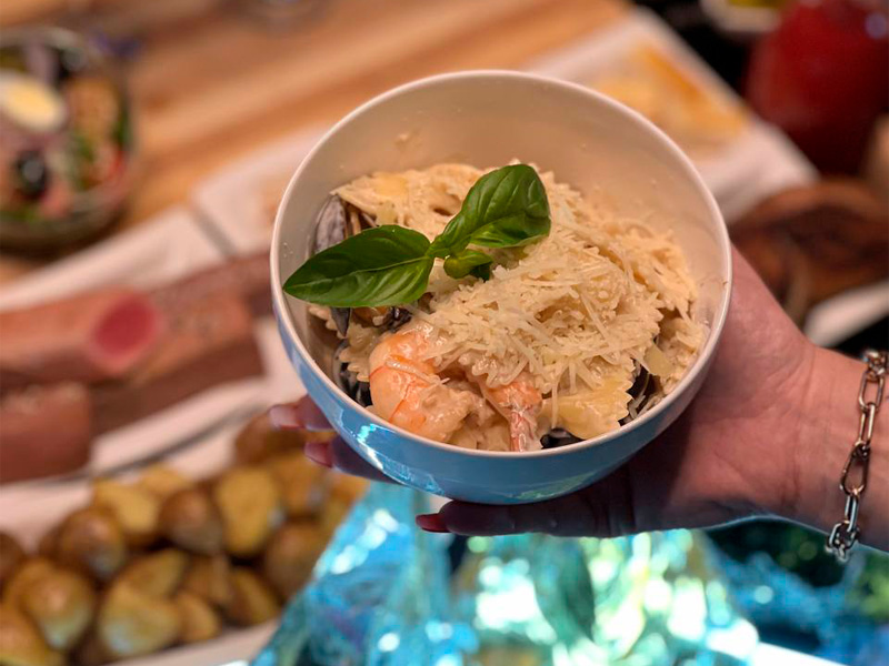 Кулинарная станция  «Паста в сырной голове»