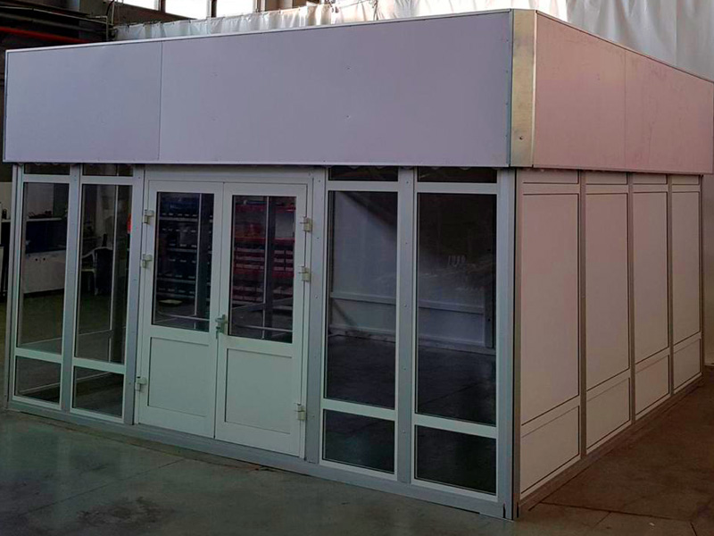 Павильон выставочный 5x10 остеклённый