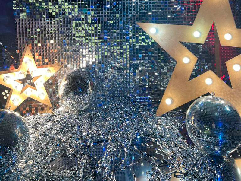 Пайетки серебро