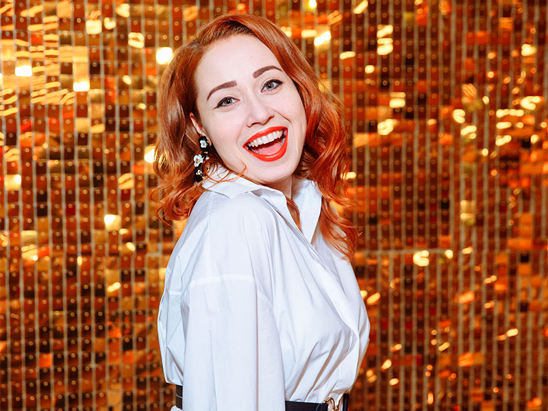 Пайетки золото