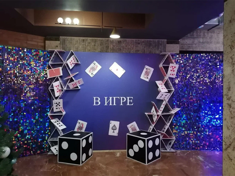 Фотозона «Казино 3D»