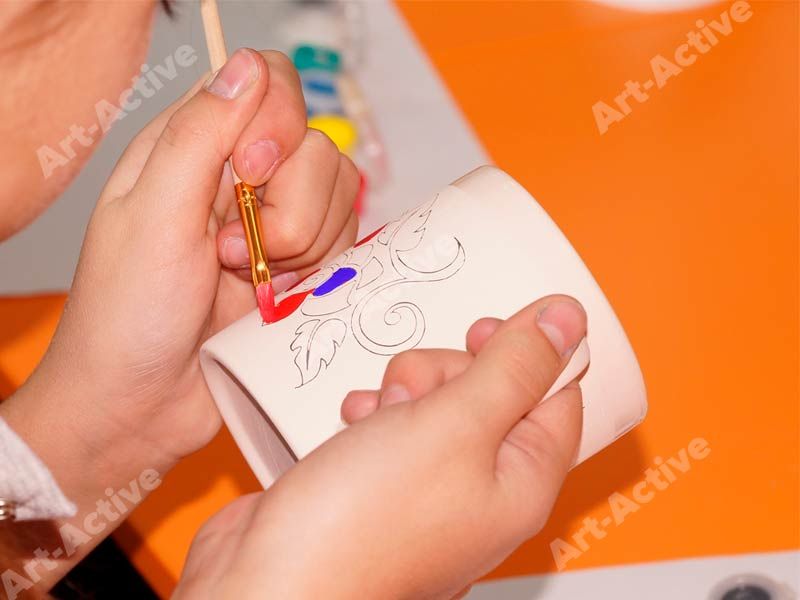 Мастер-класс «Роспись кружек и фляжек»